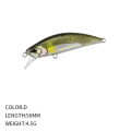 Miniatyrbilde 1 av 9: Minnow Bait Floating Lure D D D