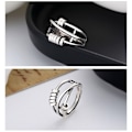 Miniatyrbillede 5 af 10: Angstring 925 Sterling Sølv A A A