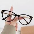 Pikkukuva 1 / 10: Anti-Blue Light Glasses Pyöreät silmälasit MUSTA Black