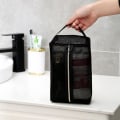 Miniatyrbillede 3 af 10: 1stk Rejse Kosmetiktaske Makeup Pouch SORT SORT SÆT SORT SÆT Black Black set-Black set