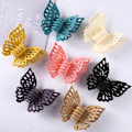 Pikkukuva 2 / 10: 2kpl Hiuskynsipidikkeet Hollow Butterfly Hiusneula MUSTA Black