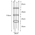 Pikkukuva 3 / 10: Puutarhasäleikkö Kasvien tuki Säleikkö KORKEUS 160cm KORKEUS 160cm Height 160cm