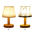 Miniatyrbillede 2 af 10: Stofbordlampe Skrivebordslampe A A A