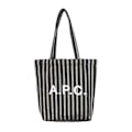 Miniatyrbillede 1 af 10: Letter Canvas Tote Dame Håndtasker SORT Black
