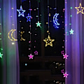 Miniatyrbild 5 av 6: LED String Fairy Lights Moon Star B-Multicolor