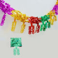 Pikkukuva 8 / 10: 2/4/8 kpl Metallifolio Garland kattoseppele C-3M 2KPL C-3M 2KPL C-3m 2Pcs