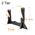 Miniatyrbillede 3 af 10: Samurai Sword Stand Display Rack 1 TIER 1 TIER 1 Tier
