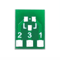Miniatyrbild 3 av 6: 50st SMD SOT23-3 till DIP SIP3 Adapter Sockel integrerad