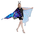 Miniatyrbillede 4 af 10: Butterfly Wings Sjal Butterfly Tørklæde 7 7 7