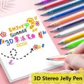 Pikkukuva 10 / 10: 6 kpl / set 3D Stereo Jelly Pen Highlighter Pen 02 02 02