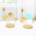Miniatyrbilde 5 av 10: Ginkgo Leaf lysestake lysestake C C C