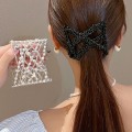 Miniatyrbilde 6 av 10: Pearl Elastic Hair Hårnål Dobbel Side Bun 4 4 4