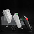 Miniatyrbillede 9 af 10: Tastatur Display Stand Tastaturstativ TRANSPARANT TO LAG TO transparent two layers-two layers