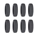 Pikkukuva 1 / 10: 8 kpl / set Matkalaukkujen pyörän kengät Matkalaukun pyörien suoja light grey 8pcs-8pcs