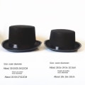 Miniatyrbillede 3 af 10: Sort Top Hat Tryllehat LARGE LARGE large