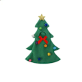 Pikkukuva 1 / 9: Tonttu-asusteet Set Jouluinen tonttunukkeasu Christmas tree