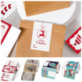 Miniatyrbillede 7 af 10: 250/300 STK Glædelig Jul Stickers Xmas Forseglingsmærke 4 4 4