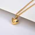 Miniatyrbild 1 av 10: Hjärta Halsband Urn Ashes Hängen Halsband GULD Gold