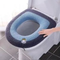 Miniatyrbillede 10 af 10: Toiletsædebetræk WC Ringmåtte GUL Yellow