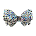 Miniatyrbilde 1 av 10: Sløyfe Krystallsmykker Rhinestone Bowknot SORT LARGE SORT LARGE Black Large
