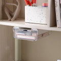 Miniatyrbillede 8 af 10: Skuffepind Stativ Under Skrivebord Skuffe Organizer TRANSPARENTE Transparente 20x23x7.5cm