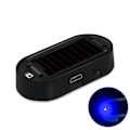Miniatyrbillede 1 af 10: Strobe advarselslampe Anti-tyveri advarselslampe SORT BLÅT LYS Black Blue light-Blue light
