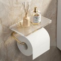 Pikkukuva 1 / 10: WC-paperiteline WC-paperirullan pidike GOLD gold