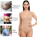 Pikkukuva 4 / 10: Bodysuit Shapewear Laihdutusalusvaatteet MUSTA S black S