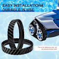 Miniatyrbillede 6 af 10: 1/2stk Spor Dæk Wheel Clean Dæk 2STK 2STK 2pcs