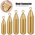 Miniatyrbillede 10 af 10: 10 stk/parti Kobber Fiskebly fald Messing 1,8G 1,8G 1.8g