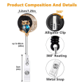 Miniatyrbillede 4 af 6: ID Badge Holder Badge Holders Badge Reel ID-kortholder