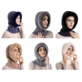 Miniatyrbillede 2 af 6: Balaclava Hat Plys Hat GRÅ Grey