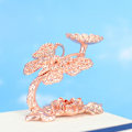 Miniatyrbillede 4 af 10: Butterfly Display Base Holder Krystalkugle Display Stand GULD Gold
