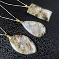 Pikkukuva 10 / 10: Stone Kaulakoru Riipus Natural Akaatti Riipus DROP DROP drop