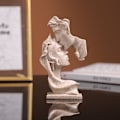Miniatyrbilde 6 av 10: Lovers Statue Kyssing Posture GRADIENT GRADIENT Gradient