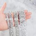 Miniatyrbillede 6 af 10: Rhinestone Ribbons Fix Rhinestone Tape 1CM 1CM 1cm