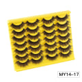 Miniatyrbillede 1 af 10: Falske øjenvipper Faux Mink Lashes MY14-17 MY14-17 MY14-17