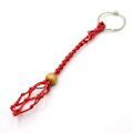 Miniatyrbillede 6 af 10: Tom Stenholder Nøglering Krystal Healing Stone Net Nøglering Red