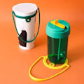 Miniatyrbillede 9 af 10: 3 Stk Kaffekop Bærestropper Drikkeflaskeholder SORT black