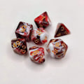 Miniatyrbilde 1 av 6: 7 stk/sett DND terning polyedrisk terning STIL 2 STIL 2 Style 2