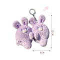 Pikkukuva 2 / 9: Rabbit Keychain Pehmolelu PUNAINEN OIKEA OIKEA red Right-Right