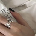 Miniatyrbillede 1 af 10: 3stk Bue Knop Ringe Åbne Ringe BLOMST-3STK BLOMST-3STK Flower-3pcs