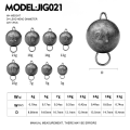 Miniatyrbilde 5 av 10: 10Stk Fiskebly fallsynke 12G 12G 12g