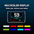 Miniatyrbillede 7 af 10: Bil Head Up Display Digital Speedometer Bil HUD Black