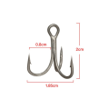 Pikkukuva 4 / 10: 20 kpl / set Fishhooks High Carbon Steel 8 8 8