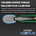 Miniatyrbilde 7 av 10: synkende Minnow Baits fiskekroker C C C