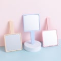 Miniatyrbillede 6 af 10: Makeup Spejl Firkantet Makeup Spejl SORT Black