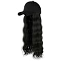 Miniatyrbilde 4 av 9: Connect Wig Justerbar LYSEBRUN SORT HUE SORT HUE light brown Black hat-Black hat