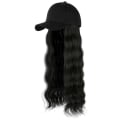 Miniatyrbillede 4 af 9: Connect Wig Justerbar SORT SORT HAT SORT HAT black Black hat-Black hat