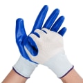 Miniatyrbild 1 av 10: Säkerhetsarbetshandskar Reparationshandskar BLÅ Blue